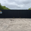 40ft High Cube Double Door Shipping Container for Sale – Black, New One-Trip