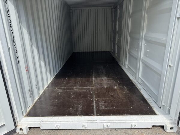 Xport Shipping Containers 20ft Shipping Container with Side Doors for Sale – White, New One-Trip