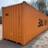 40′ x 8′ x 9.5′ Tall – 2024 *High Cube Shipping/Storage Container – Wind and Watertight – High Visibility Orange