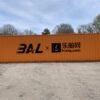 40′ x 8′ x 9.5′ Tall – 2024 *High Cube Shipping/Storage Container – Wind and Watertight – High Visibility Orange