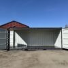Xport Shipping Containers 20ft Open Side Shipping Container for Sale – Black, Standard Height (New, One-Trip)