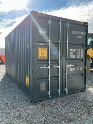 Xport Shipping Containers 20ft Slate Gray High Cube Shipping Container