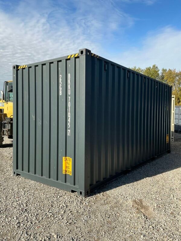 20ft Slate Gray High Cube Shipping Container