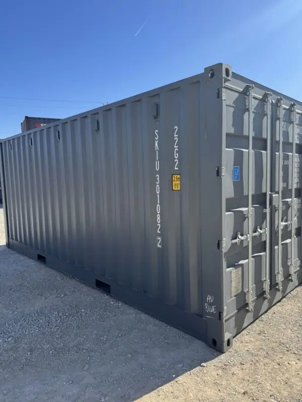 Xport Shipping Containers NEW 20ft Slate Gray Shipping Container