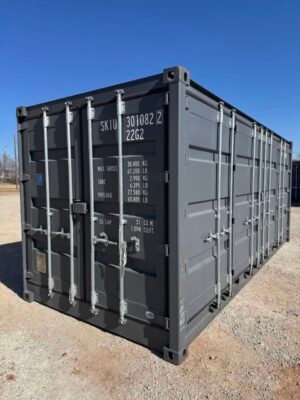 Xport Shipping Containers NEW 20ft Slate Gray Shipping Container