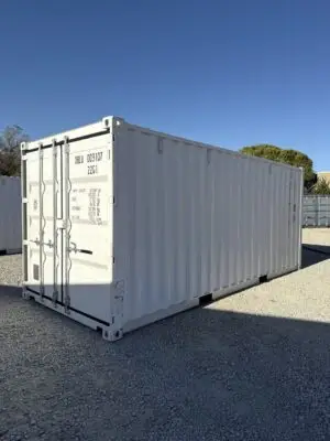 NEW 20ft White Shipping Container