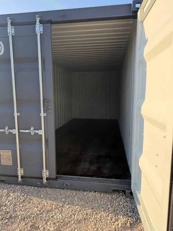 New 20ft Slate Gray Shipping Container for Sale | Xport Shipping Containers