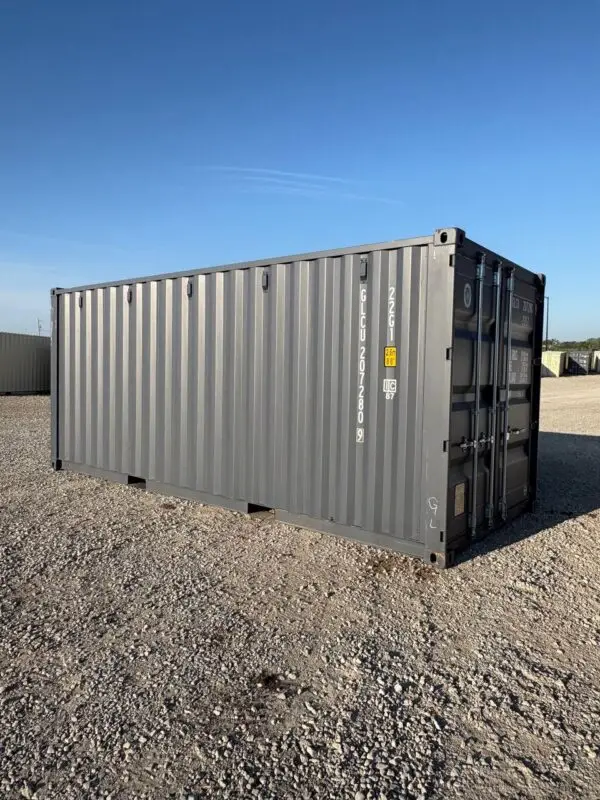 New 20ft Slate Gray Shipping Container for Sale | Xport Shipping Containers